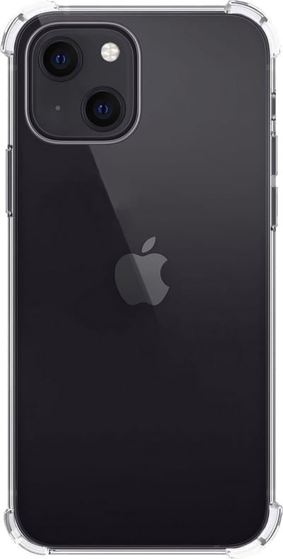 Hoes - Geschikt voor Apple iPhone 14 - Sterk & Shockproof - Siliconen Case - Back Cover - Telefoon Hoesje Shock Proof - Transparant