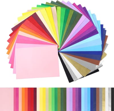 Kleurvol Cadeaupapier van 360 Vellen - Transparant Tissuepapier voor Verpakking, Knutselen en Decoratie - Perfect voor Bruiloften en Kerstmis