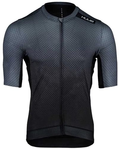 Huub Core 4 Korte Mouw Wielertrui Grijs S Man