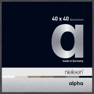 Nielsen Alpha Aluminium Wissellijst Grey 40x40cm