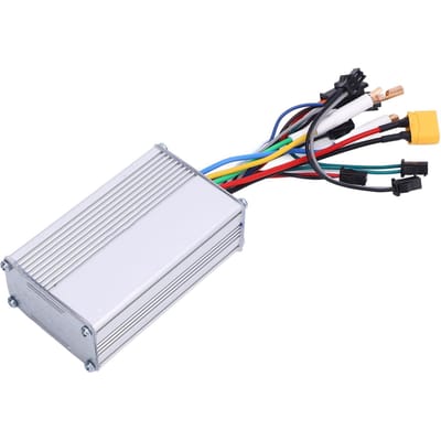 1200W Elektrische Fiets Voorwiel Aandrijving Controller 48V 25A Motor Snelheid Controller Elektrische Scooter Dubbele Aandrijving Controller white