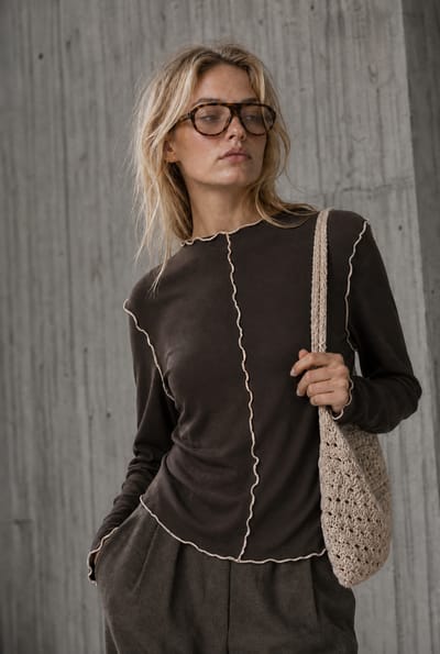 Janette top 26 | Brown - Brown / S