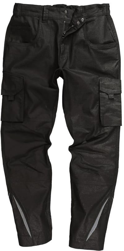 JP 1880 - Heren - Werkbroek FLEXNAMIC® werkkleding multifunctionele zakken - Zwart - Maat 28