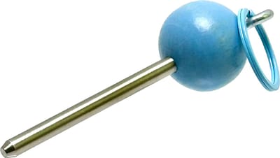 Boulemaus - Jeu de Boules - Traceur de terrain - kleur lichtblauw, V2A roestvrij staal
