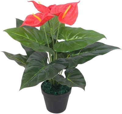 Kunstplant Hortensia - Decoratieve plant - Interieur verfraaien - Levensechte uitstraling - 60 cm - Blauw