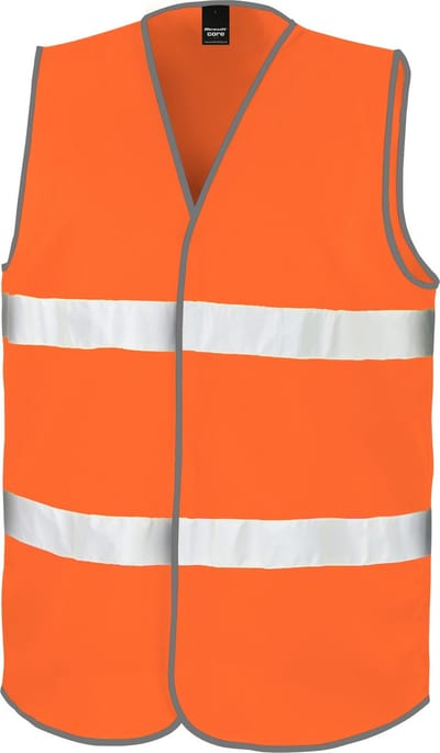 Regatta High Vis Safety Vest RT200 - Fluorescent Orange - XXL/3XL