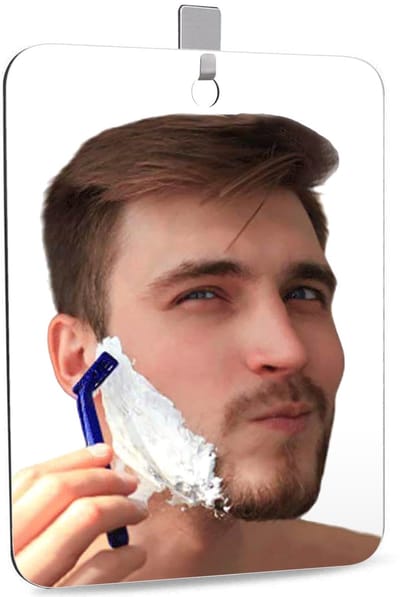Mmgoqqt - Anti-Ondenvloeibare Douchemirror - Scheermirror - Hangspegel - 30X20Cm - Voor Badkamer Reis Kamperen