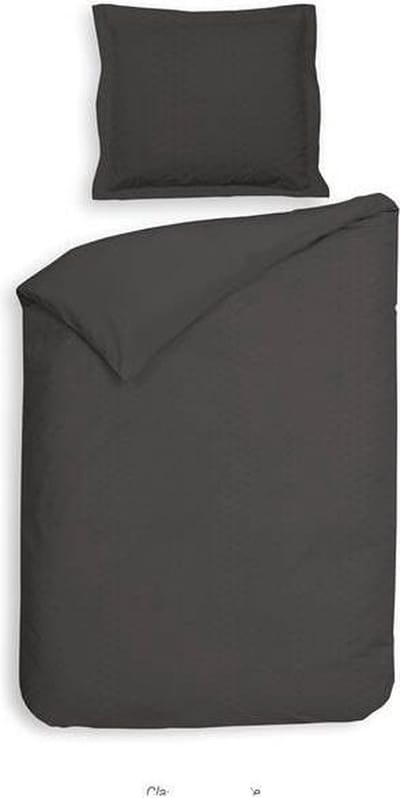 Heckettlane Punto - Dekbedovertrek - Eenpersoons - 140x200/220 cm - Dark Gull Grey