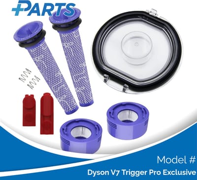 Dyson V7 Trigger Pro Exclusive Onderhoudsset (Plus.Parts® alternatief voor 965661-01 / 967478-01)