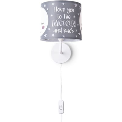Wandlamp Aleynia lichtgrijs