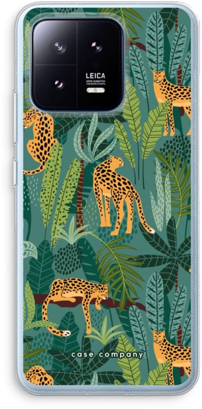 Case Company® - Hoesje geschikt voor Xiaomi 13 Pro hoesje - Luipaard 2 - Soft Cover Telefoonhoesje - Bescherming aan alle Kanten en Schermrand