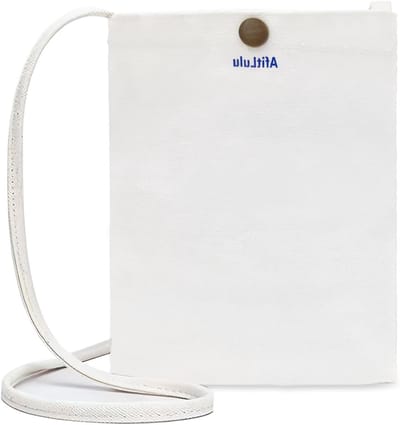 Dames Schoudertas met Verstelbare Strap - Canvas Telefoonhoes voor Winkelen, Kamperen en Stranduitjes