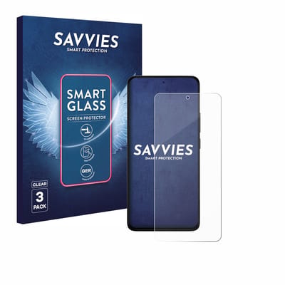 3 Stuks Savvies Screenprotector - geschikt voor Xiaomi Redmi Note 14 4G - beschermfolie glas transparant