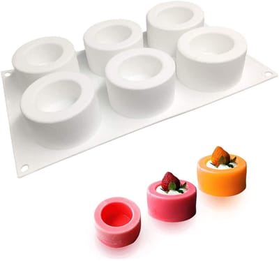 Dailygoods- Bakvorm Siliconen - Vaatwasmachinebestendig - Antiaanbak - Veelzijdig voor Cheesecake/Jelly/Chocolade - Food-grade - Lichtgewicht - Taartvorm