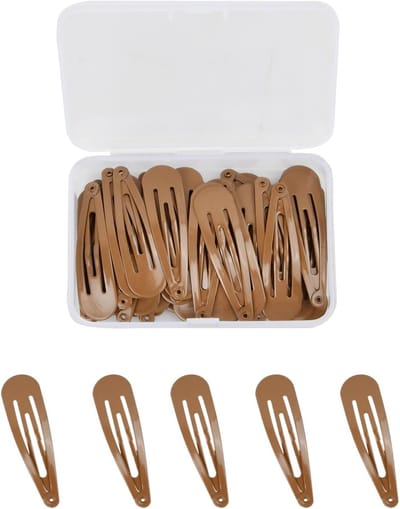 Zwarte haarspelden van 5 cm - 50 stuks voor meisjes, haaraccessoires en haarclips voor kinderen