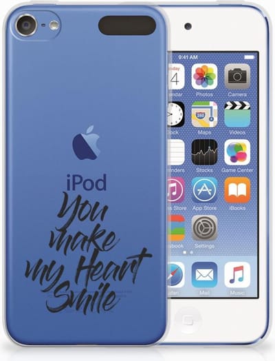 Apple iPod Touch 5 | 6 Siliconen hoesje met naam Heart Smile