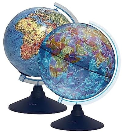 Wereldbol Met Verlichting - Led Lamp Kinderen - Bureaulamp - leren spelen