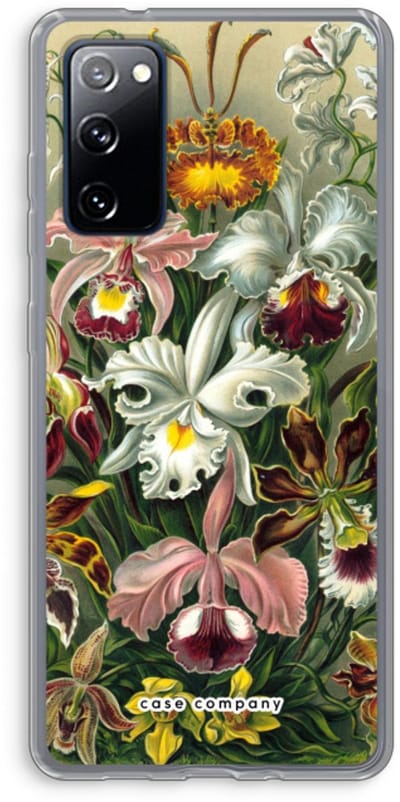 Case Company® - Hoesje geschikt voor Samsung Galaxy S20 FE / S20 FE 5G hoesje - Haeckel Orchidae - Soft Cover Telefoonhoesje - Bescherming aan alle Kanten en Schermrand