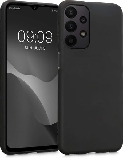 Hoesje Geschikt Voor Samsung Galaxy A23 4/5G hoesje Siliconen cover Zwart - Hoesje Geschikt Voor Samsung Galaxy A23 4/5G case - Hoesje Geschikt Voor Samsung Galaxy A23 4/5G siliconen backcover