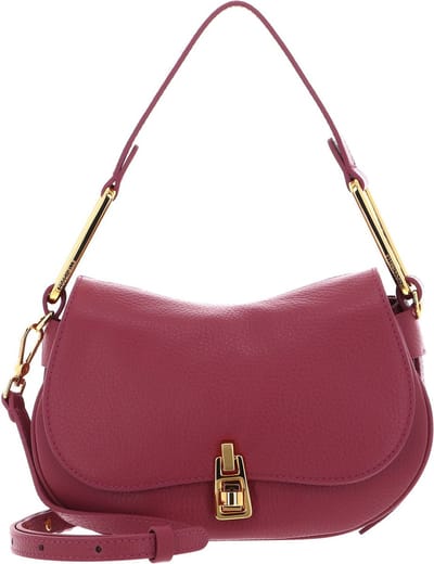 COCCINELLE Leren Schoudertas Coccinelle Magie Soft Handbag Grained Leather Rosewood (rood)paars