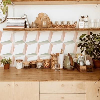 Dailygoods- Tegelstickers 25 stuks 15x15 cm - Zelfklevende Tegelstickers - Badkamer/Keuken - Peel & Stick - Eenvoudig aan te brengen - Muursticker