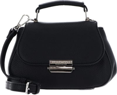 SEIDENFELT MANUFAKTUR Handtas Schoudertas Bjuv Small Handbag Black Zwart