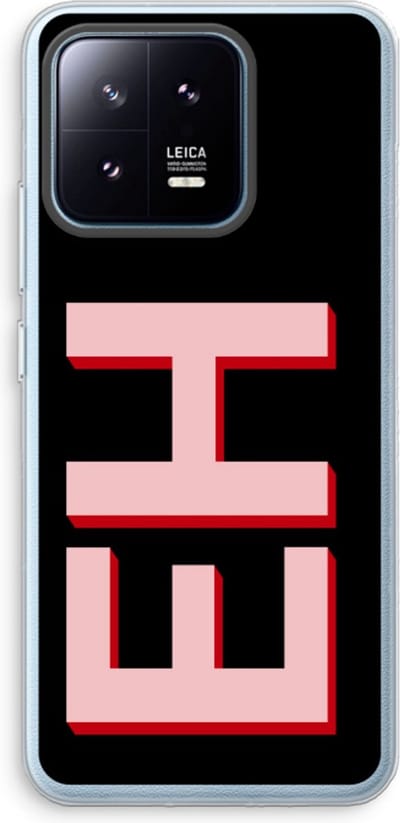 Gepersonaliseerd - Case Company® - Hoesje geschikt voor Xiaomi 13 Pro hoesje - Monogram - Soft Cover Telefoonhoesje - Bescherming aan alle Kanten en Schermrand
