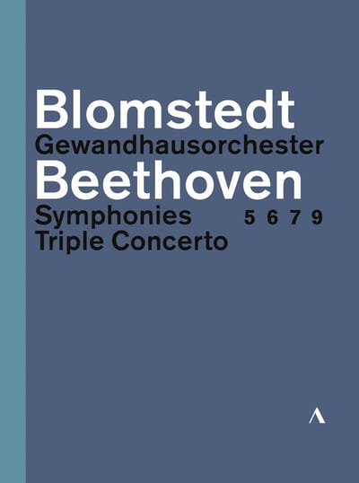 Gewandhausorchester Leipzig, Herbert Blomstedt - Beethoven: Symphonies No.5, 6, 7 And 9 - Triple Concerto (3 DVD)