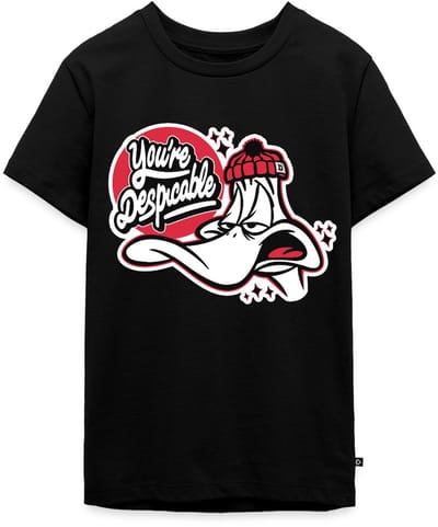 Looney Tunes Daffy Duck Despicable Premium T-Shirt Tiener