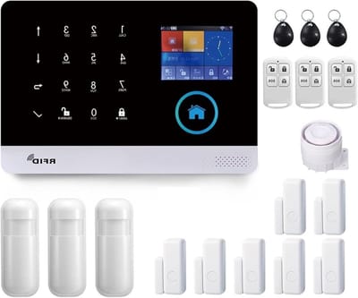 Doe-het-zelf Alarmsysteem - Slimme Beveiliging - Huis Beveiligen - Wifi en GSM - 208 cm - Wit