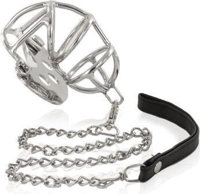 Metal Hard - Metal Chastity Ring With Strap