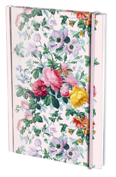 Bekking & Blitz - Notitieboek - A5 formaat - Kunst – Bloemen – Flowers - Musée du Papier Peint – Behangmuseum Rixheim Frankrijk