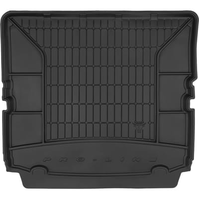 Premium Custom - Opel Zafira B (2005-2014) - Kofferbakmatten - TPE Rubber - 5cm Opstaande Rand - 7-persoons (3de rij ingeklapt)