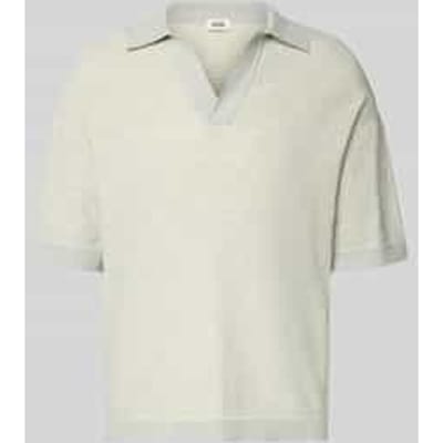 relaxed fit poloshirt met V-hals model 'LAURENZZO'