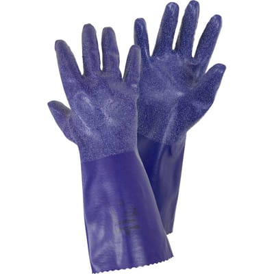 Showa 4740 NSK24 Gr. L Chemicaliënhandschoen Katoentricot, Polyester, Nitril Maat (handschoen): 10, L EN 388:2016, EN 374-1:2016/ Typ A, EN 374-5:2016 ISO