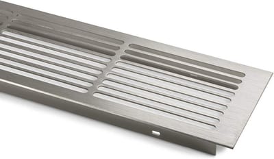 Ventilatierooster Aluminium 500 x 86 mm voor Ventilatie in Wanden en Meubels