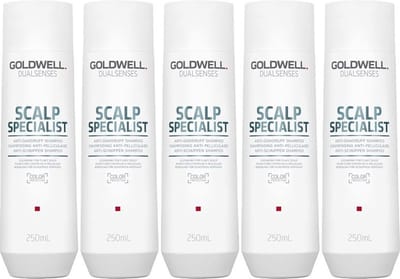5X Goldwell Dualsenses Scalp Specialist Anti-Dandruff Shampoo 250ml