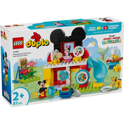 LEGO DUPLO - Disney Mickey Mouse Clubhuis met Minnie en Pluto Bouwpakket voor Kinderen - 10465