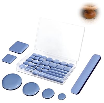 Teflon meubelglijders set - 39 stuks met diverse maten