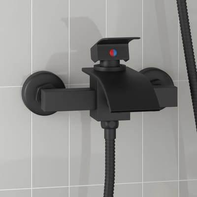 vidaXL - Douchemengkraan - Zwart - G - 1/2 - inches