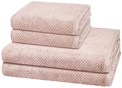 Cawö Sonstiges 2 X handdoek 2 X douchehanddoek - in set 4 pack Pure