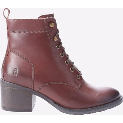 Hush Puppies Harriet Bruine Leren Dameslaarzen