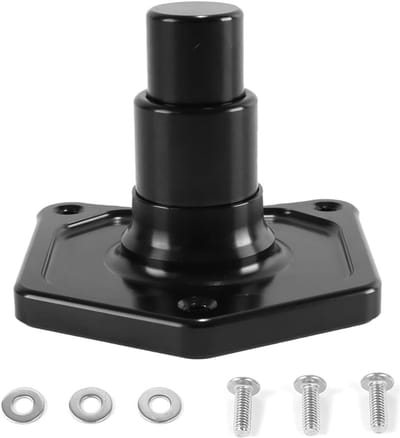Drukknop solenoïde deksel voor motorstarter van CNC aluminium voor Harley Softail Dyna Sportster Big Twin 1991-2017, zwart, duurzaam en lichtgewicht