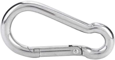 Dailygoods- Karabijnhaak 60mm - Musketonhaak - Karabijnhaak RVS - Duikuitrusting - Veilig Accessoires - Stevig en duurzaam - Snap Hook