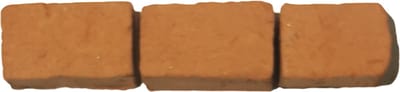 Domenech- Losse bouwsteentjes- keramiek/aardewerk- roze- 10 mm x 6 mm. x 6mm. -150 gram