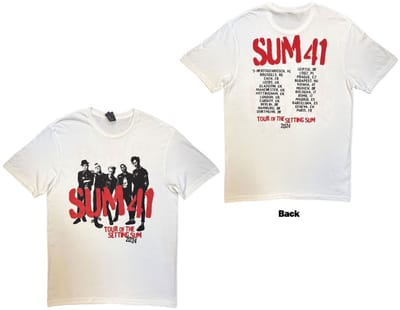 Sum 41 - Tour '24 Pt.2 Spray Paint Heren Tshirt - S - Wit