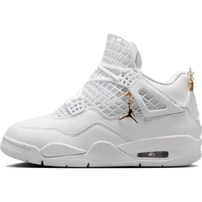 Air Jordan 4 Retro Net - Witte Dames Sneakers Phantom Metallic-Goud FN7251-107 42 gray