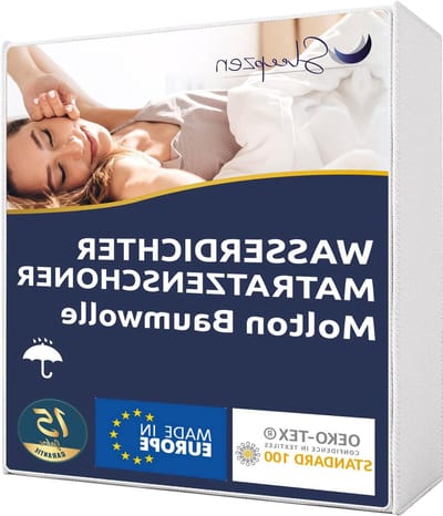 Matrasbeschermer - Molton hoes - Matras beschermen - Waterdicht ademend - 100x200 cm - Wit