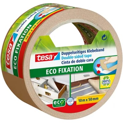 Tesa Dubbelzijdige Tape Eco Fixation - Bruin - 10m X 50mm