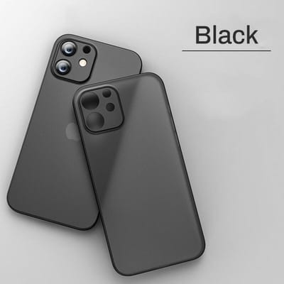 Ultradunne Matte Telefoonhoes Voor Iphone 11 12 13 14 15 plus Pro Max Mini X Xr XsMax Slanke Cover Hoesjes For iphone 12 gray